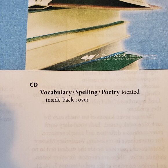 A Beka Vocabulary Spelling Poetry II 5th Edition Teacher Key And Quiz Key Abeka - Picture 10 of 10